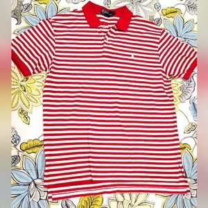 Ralph Lauren Striped Polo Shirt sz L